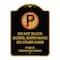Signmission Do Not Block Doors Enter Ways or Other Cars Park in Designated Areas with No Parking, BG-1824-24184 A-DES-BG-1824-24184 - alternate 1